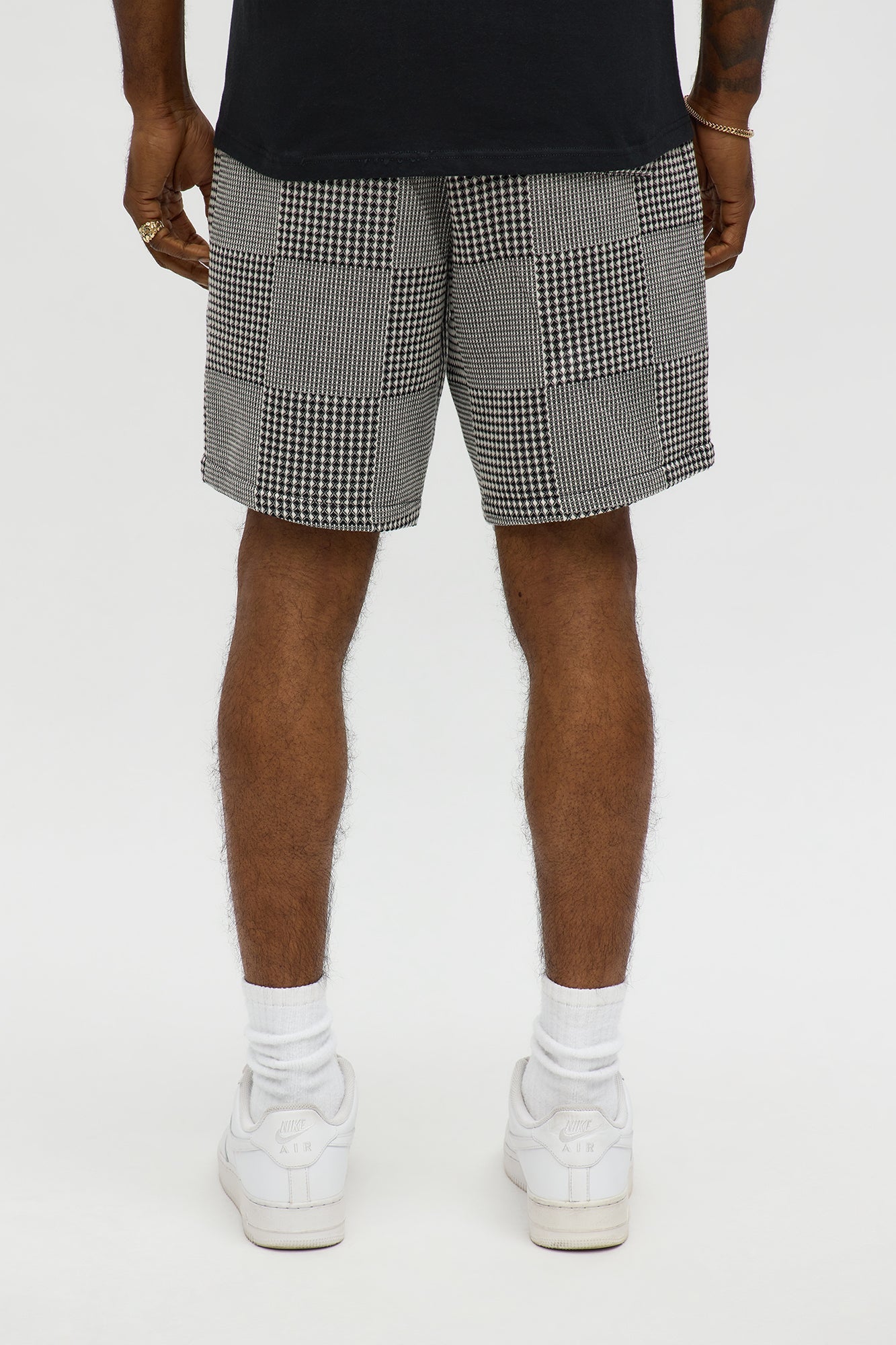 Relaxed Get That Check Short - Black