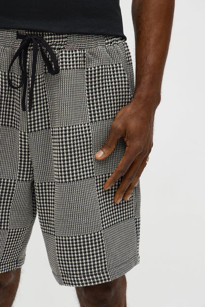 Relaxed Get That Check Short - Black