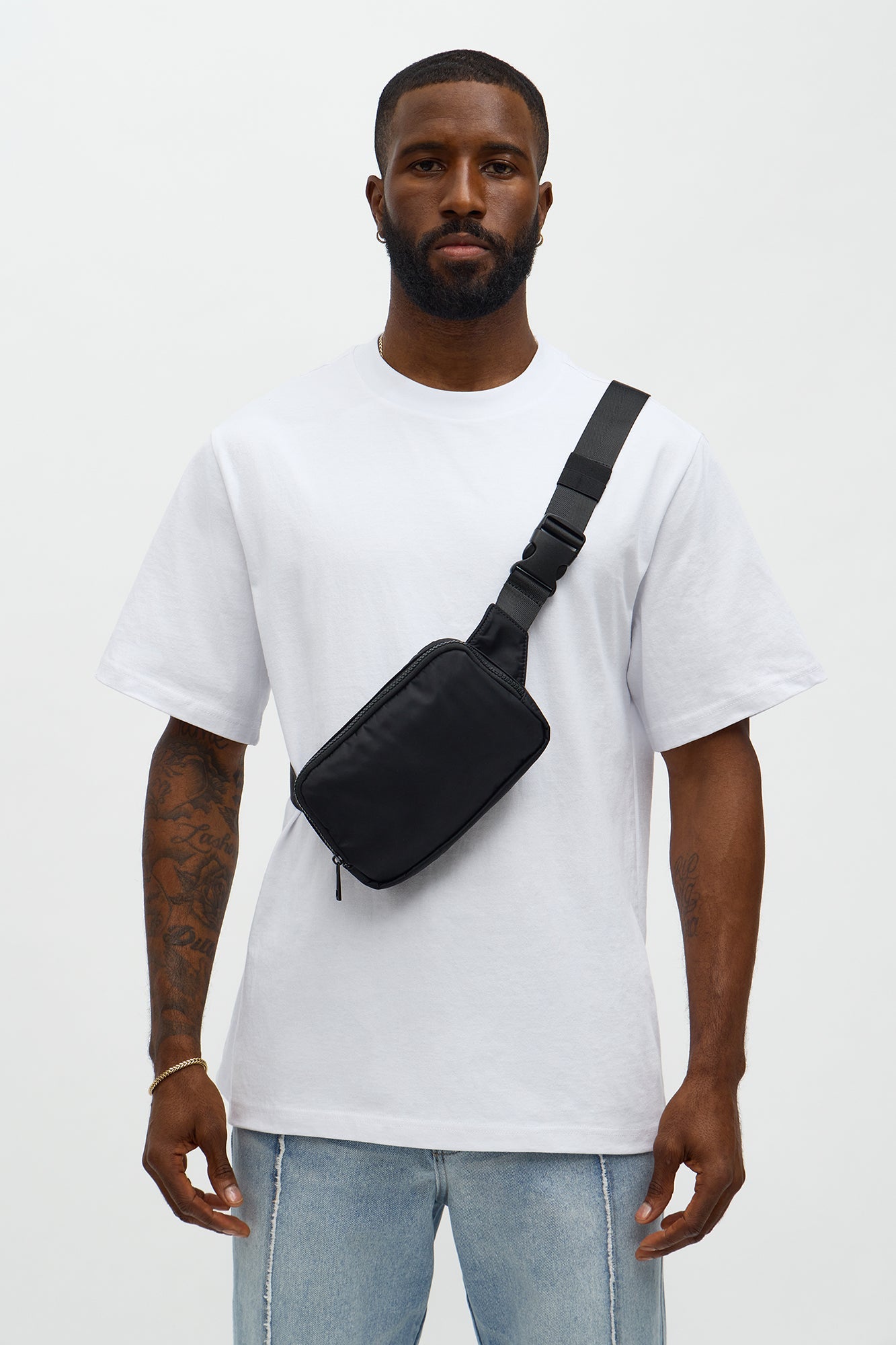 Stadium Crossbody Bag - Black