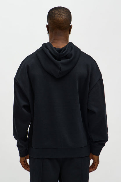 Saints Studio Embroidered Hoodie - Black