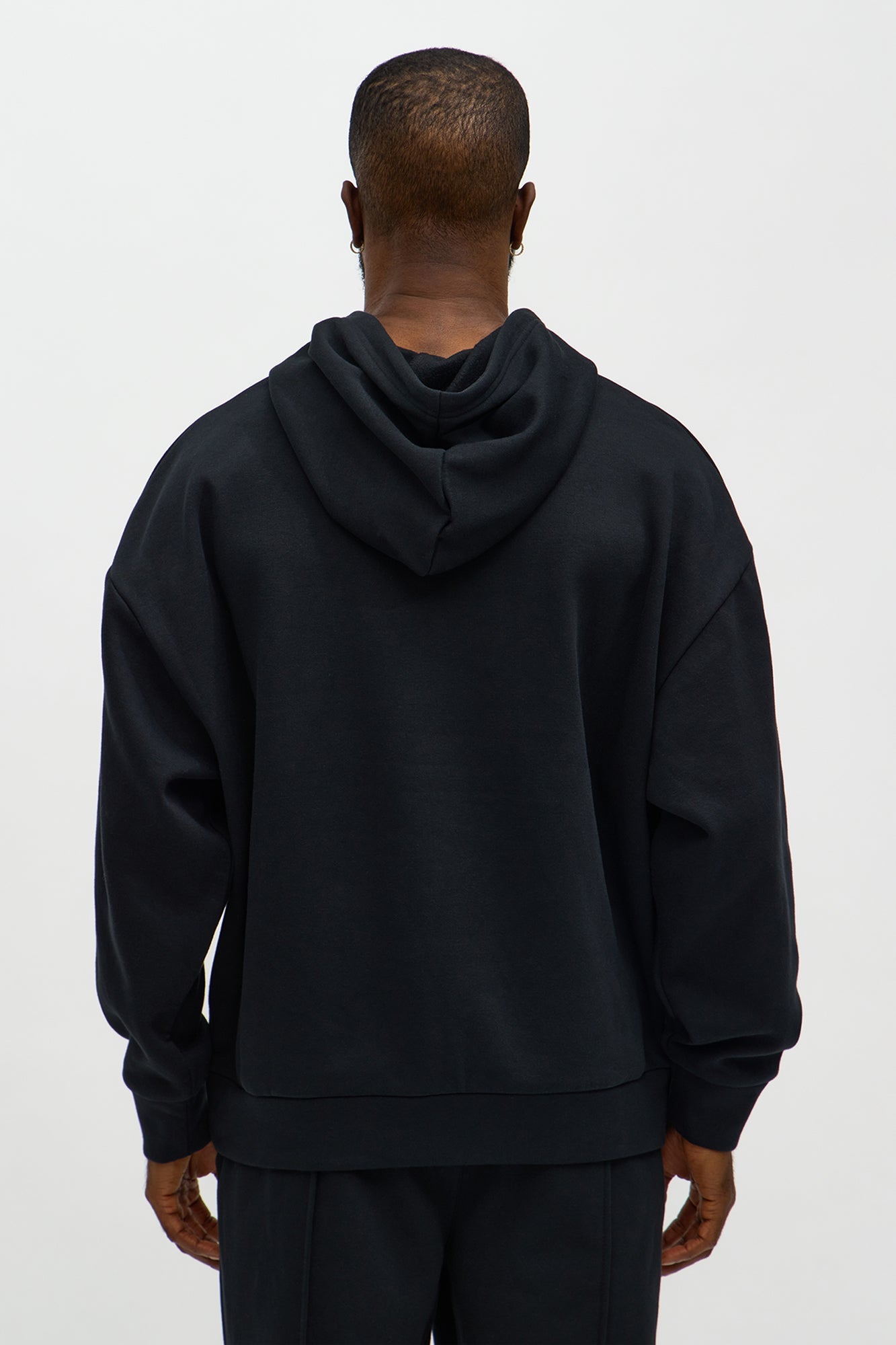 Saints Studio Embroidered Hoodie - Black
