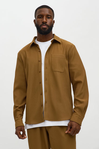 Show Up Long Sleeve Shirt - Bronze