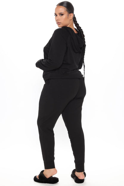 Latest And Greatest French Terry Jogger - Black