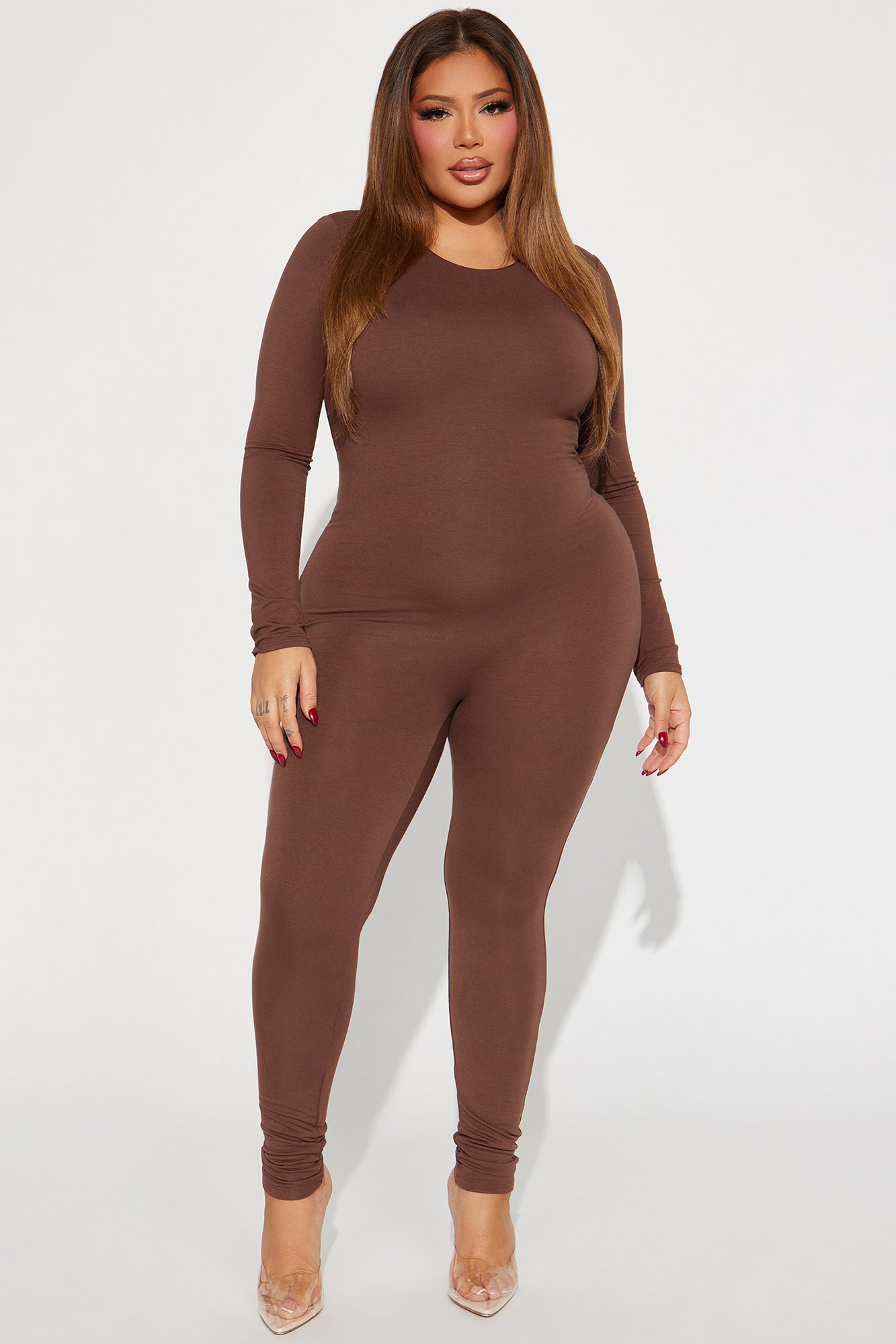 Bre Butter Snatched Jumpsuit - Brown