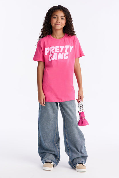Mini Pretty Gang T-Shirt - Fuchsia