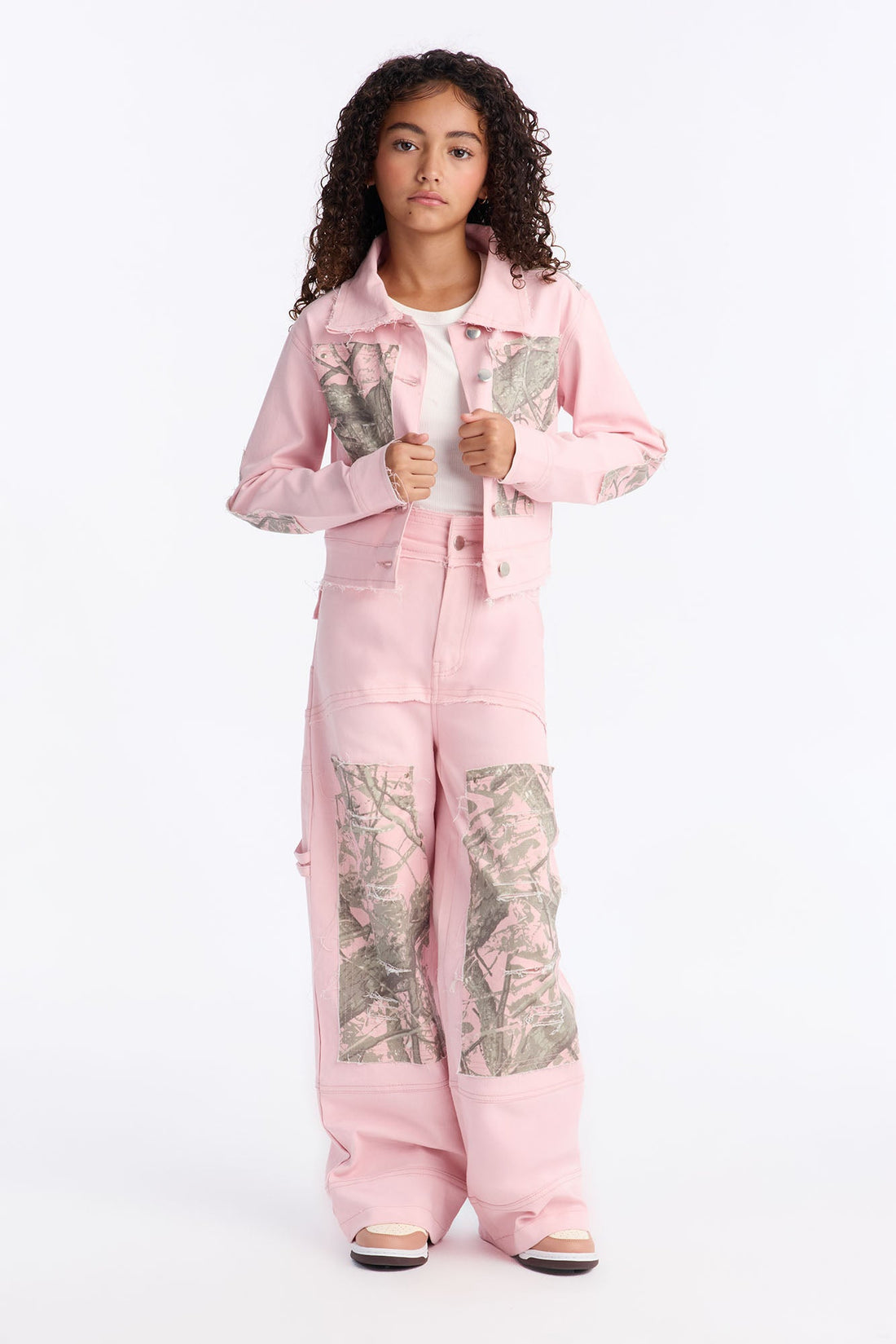 Mini Wild Side Denim Jacket - Light Pink