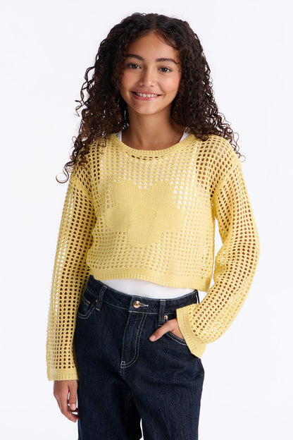 Mini Maisie 2Fer Top - Yellow/combo