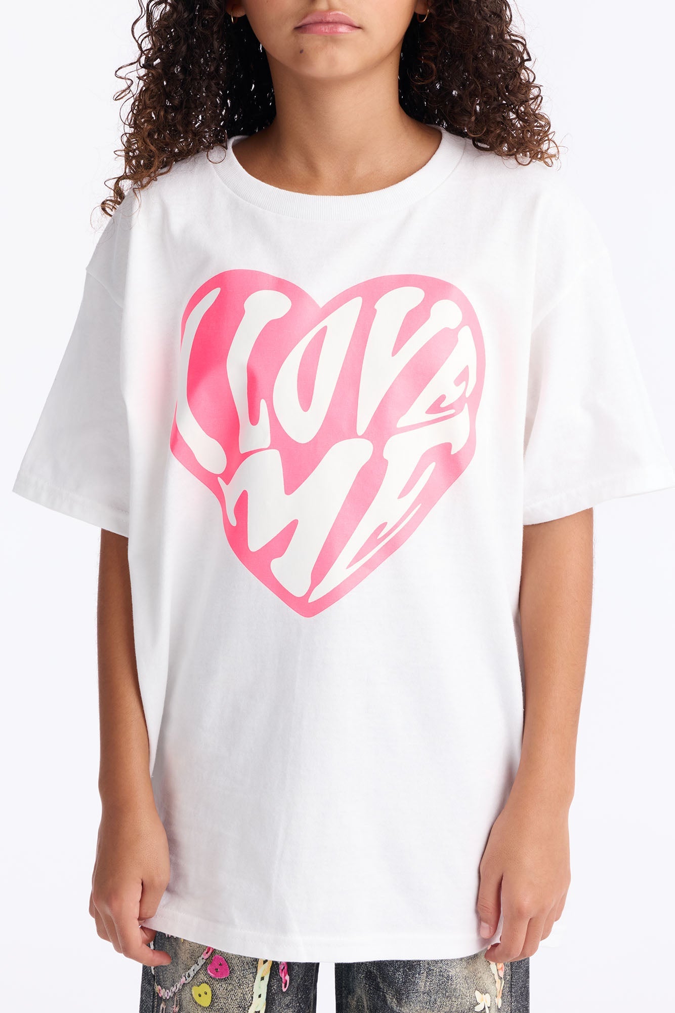 Mini I Love Myself Short Sleeve Tee - White