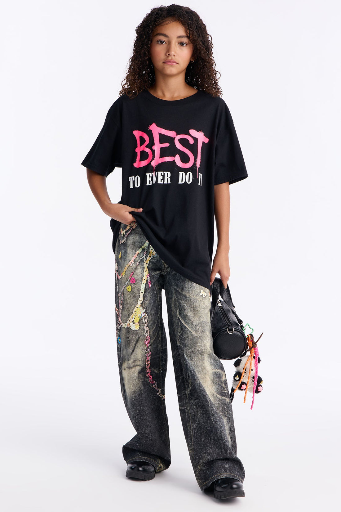 Mini Best To Ever Do It Short Sleeve Tee - Black