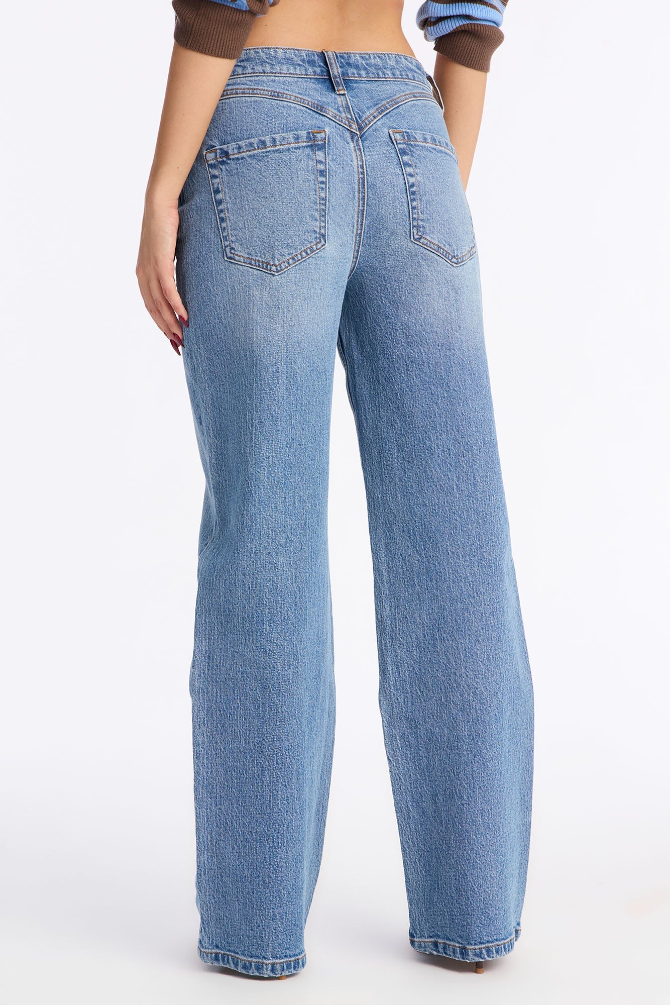 Sweetheart Stretch Straight Leg Jeans - Medium Wash