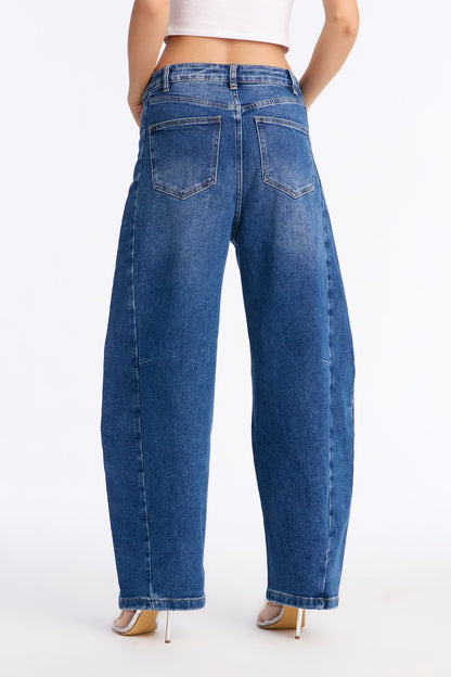 Detroit Stretch Embellished Jeans - Dark Wash