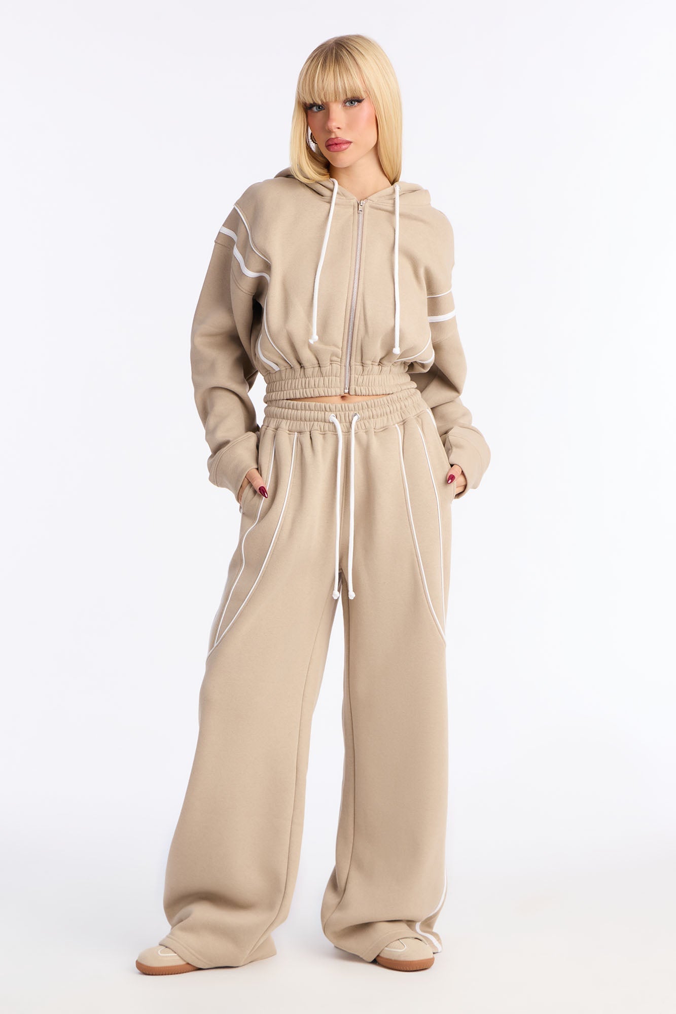 Subtle Flex Fleece Pants - Stone
