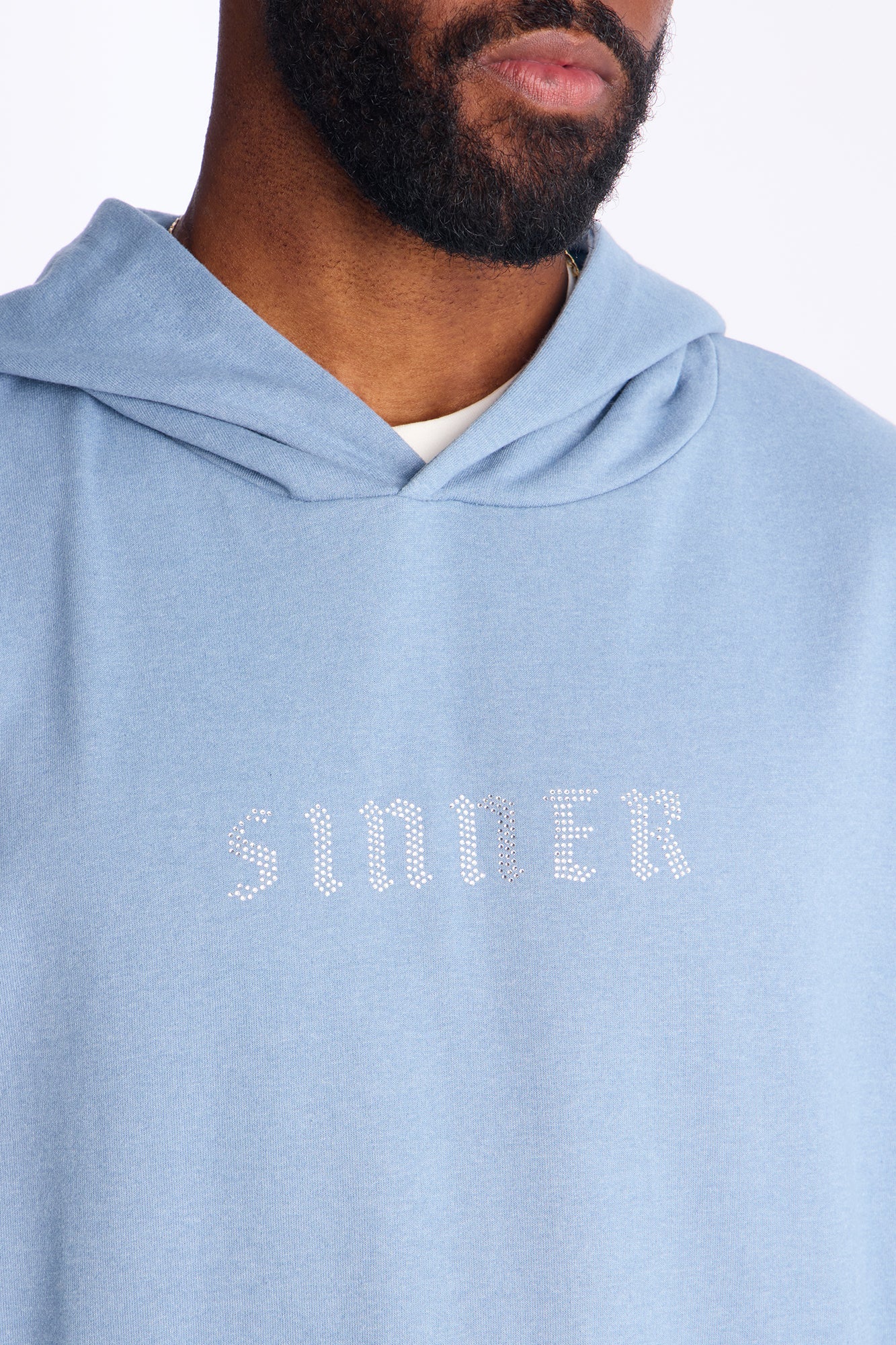 I Am A Sinner Hoodie - Blue