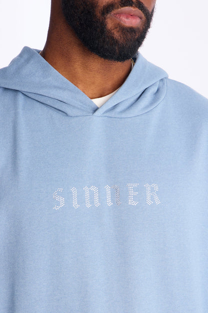 I Am A Sinner Hoodie - Blue