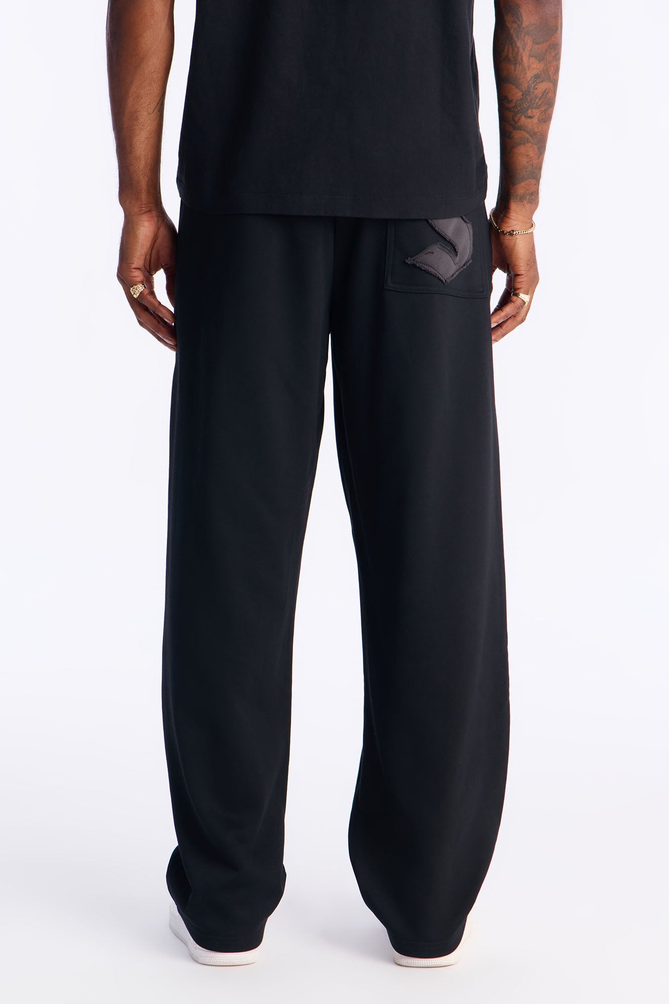 Saint Straight Sweatpants - Black
