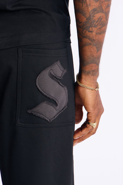 Saint Straight Sweatpants - Black