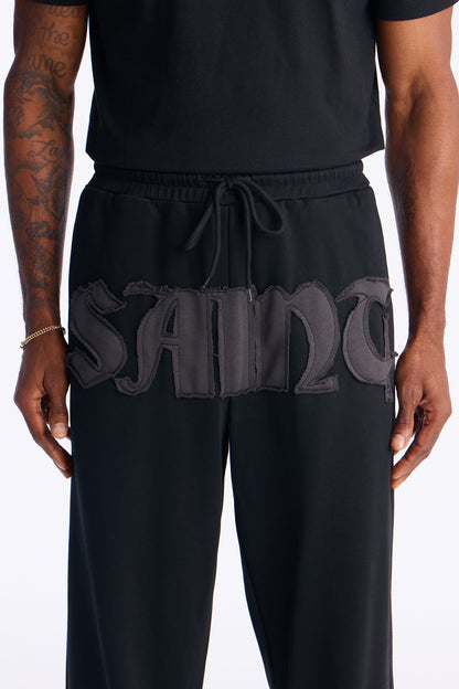 Saint Straight Sweatpants - Black