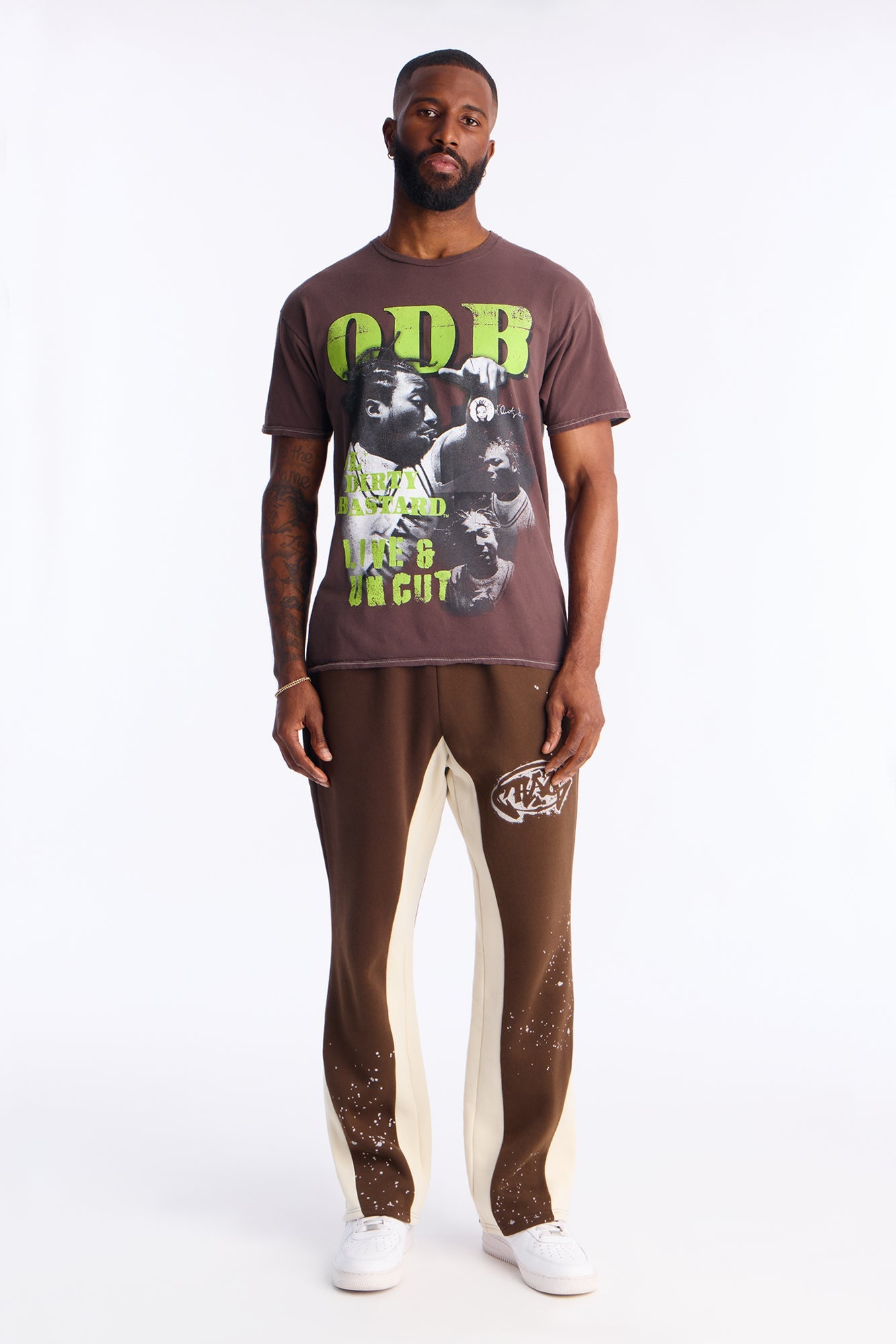 ODB Live And Uncut Short Sleeve Tee - Brown