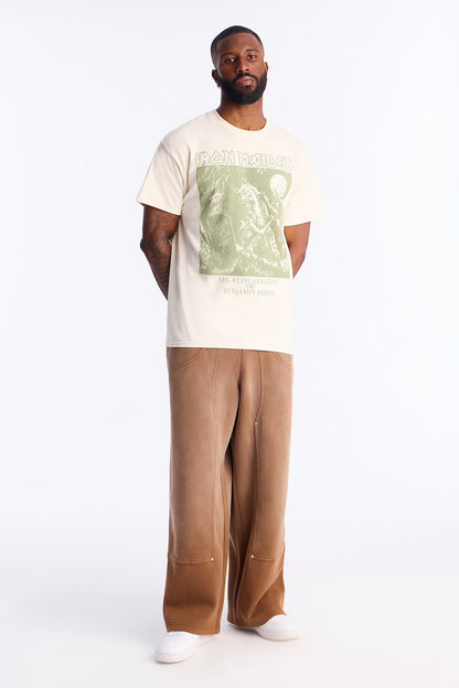 Iron Maiden Night Fall Short Sleeve Tee - Natural