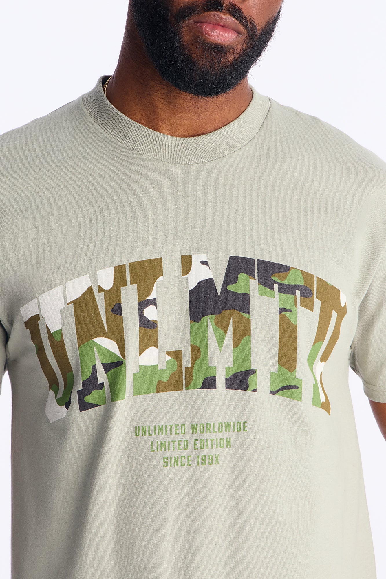 Unlimited Camo Short Sleeve Tee - Sage