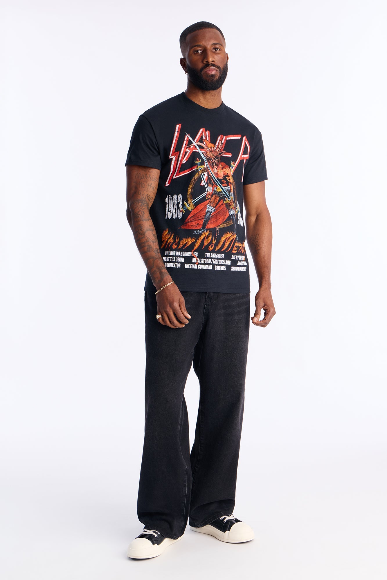 Slayer 1983 Tour Short Sleeve Tee - Black