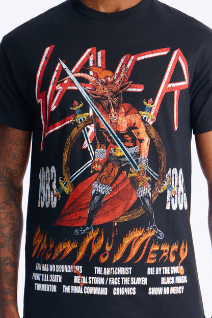Slayer 1983 Tour Short Sleeve Tee - Black