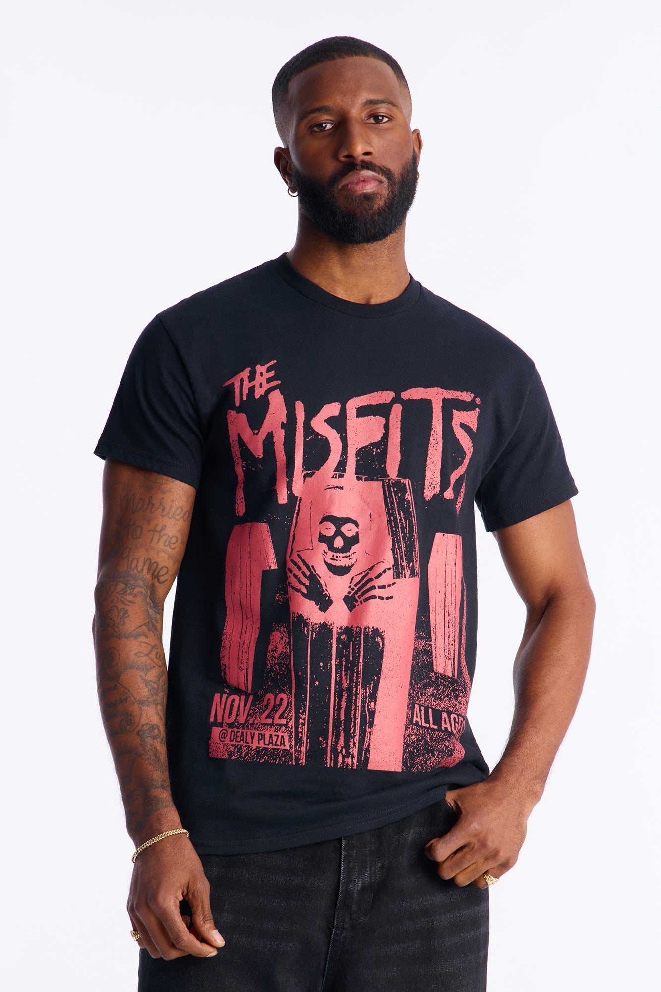 The Misfits Dealy Tour Short Sleeve Tee - Black