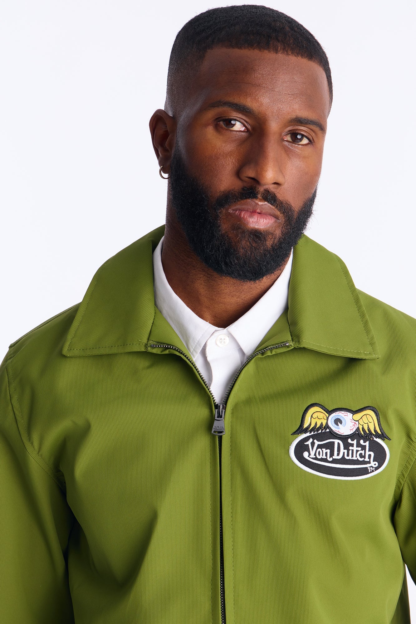 Von Dutch Kulture Bomber Jacket - Green