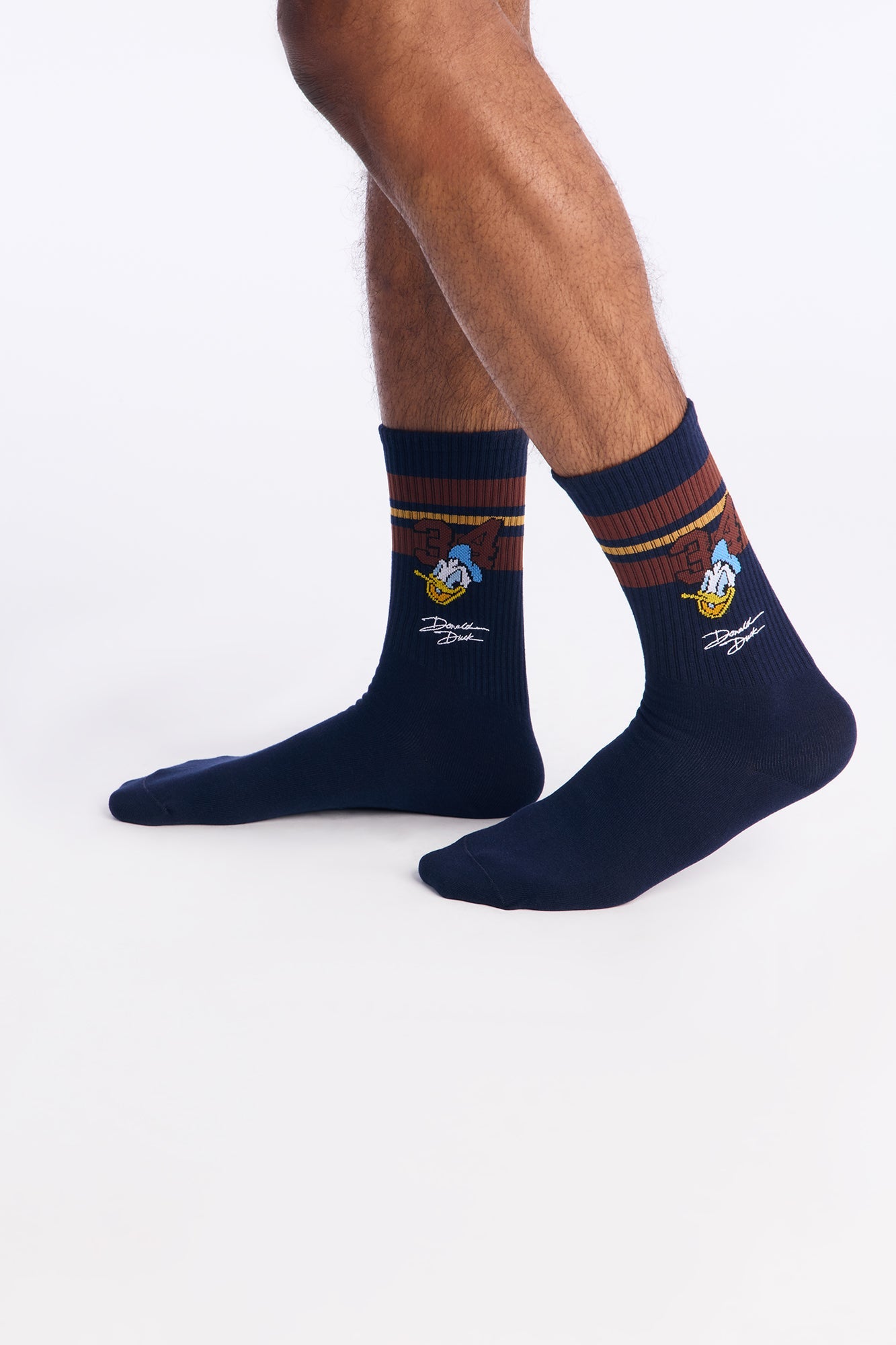 Disney Varsity Donald Crew Socks - Navy