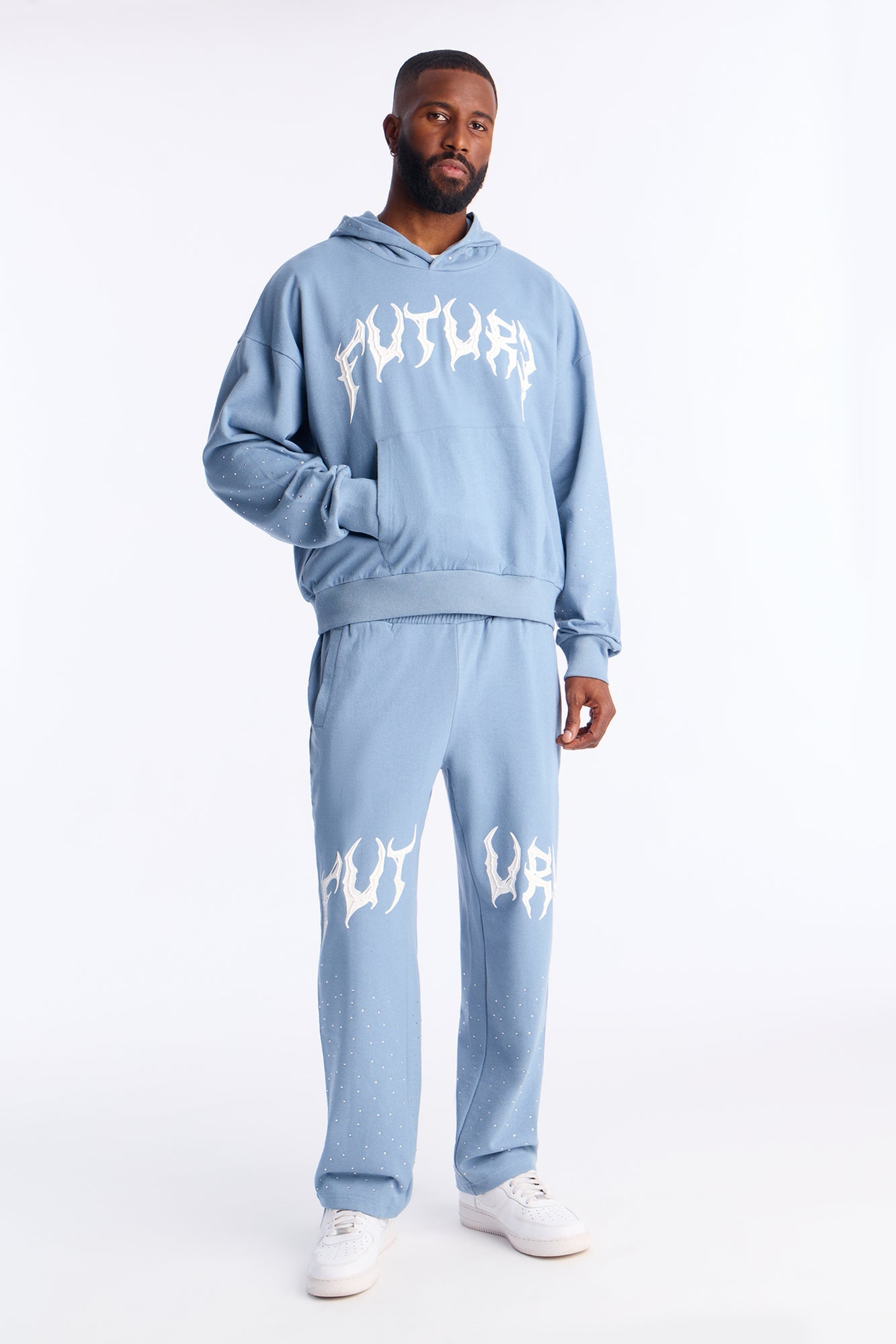 Future Fades Hoodie - Blue