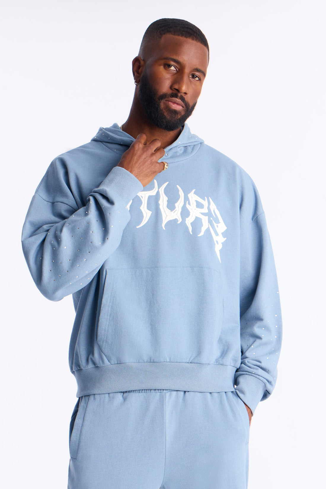 Future Fades Hoodie - Blue