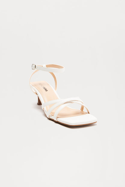 Monet Kitten Heels - White