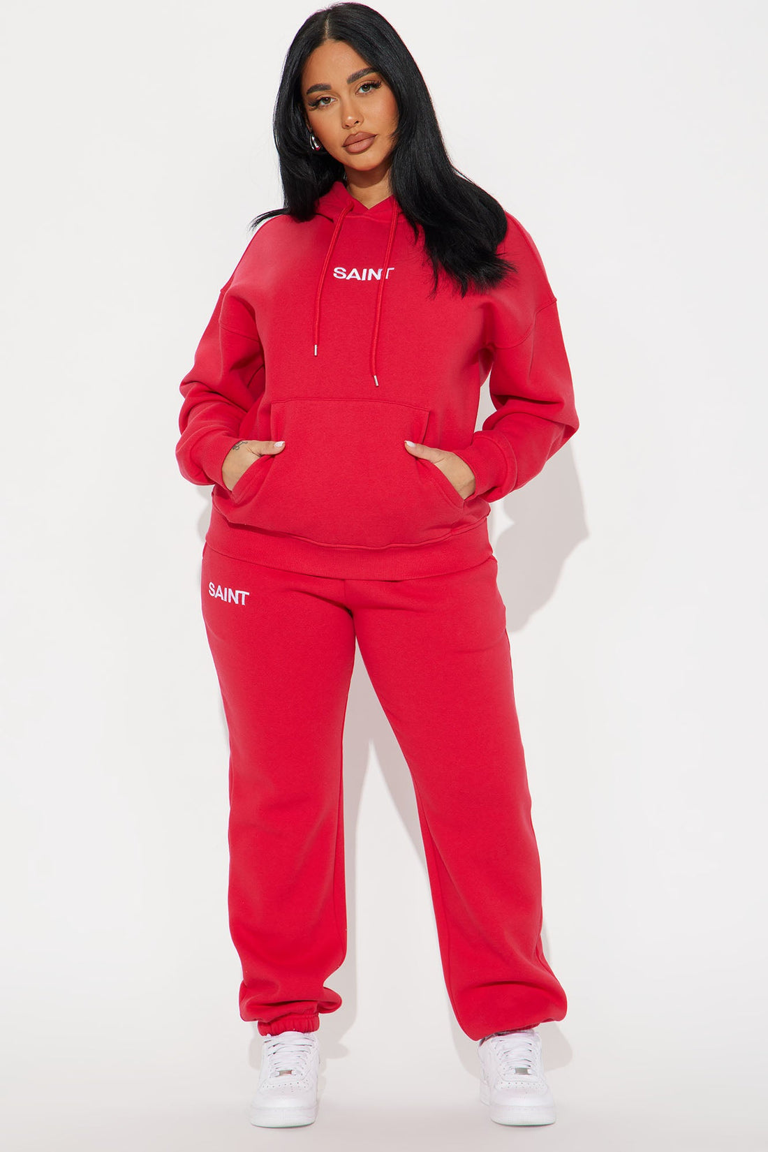 Saint Sweatpant Set - Red