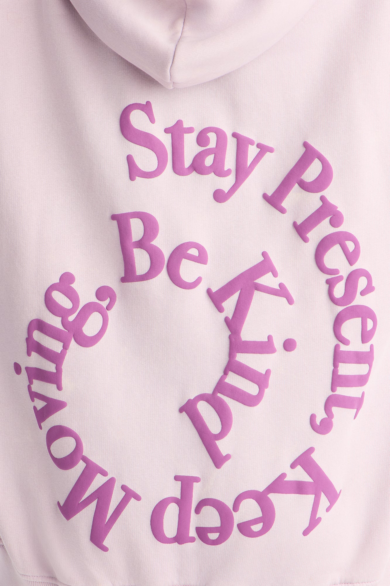 Positive Vibes Fleece Jogger Set - Lilac