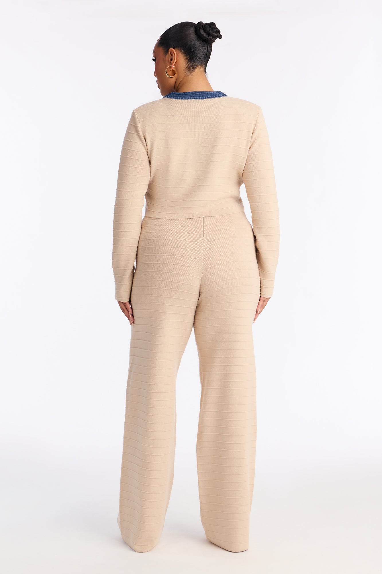 Minimal Vibe Sweater Pant Set - Taupe
