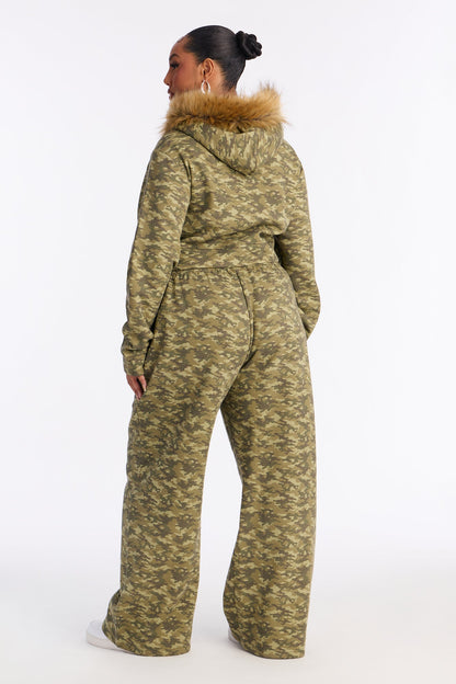 Cody Camo Fleece Hoodie Pant Set - Camouflage