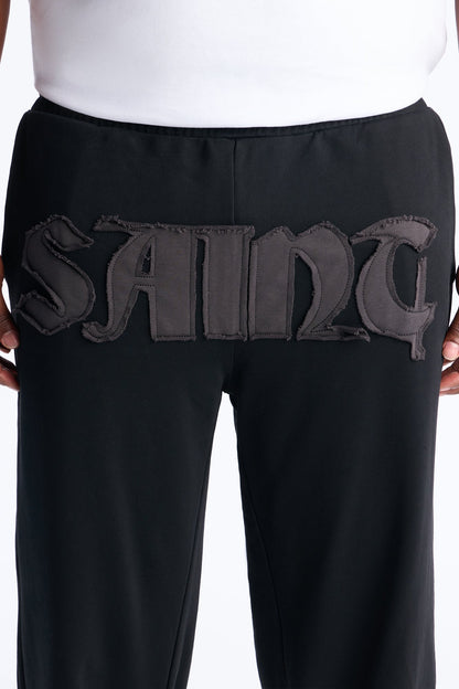 Saint Straight Sweatpants - Black