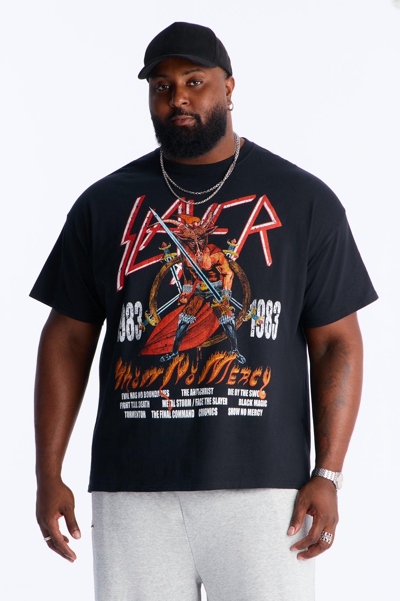 Slayer 1983 Tour Short Sleeve Tee - Black