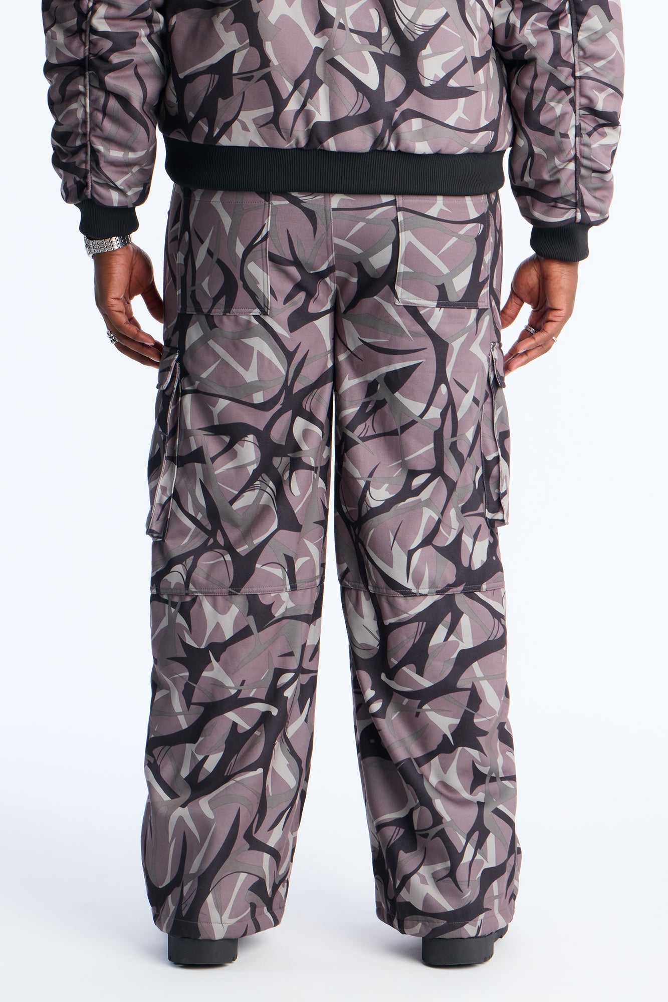 In The Cut Camo Sweatpants - Grey/combo
