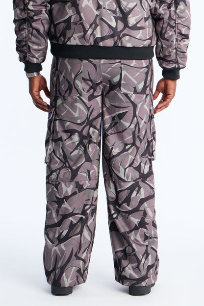In The Cut Camo Sweatpants - Grey/combo
