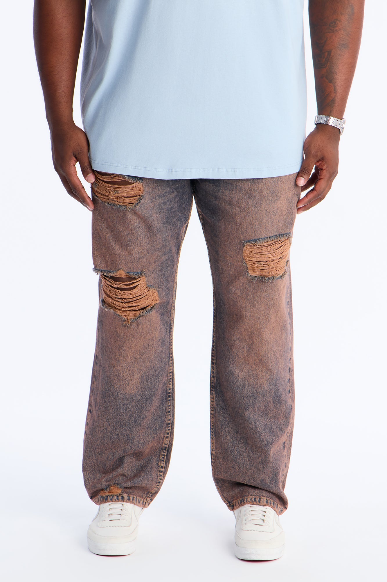 Straight Tinted Jean - Vintage Wash
