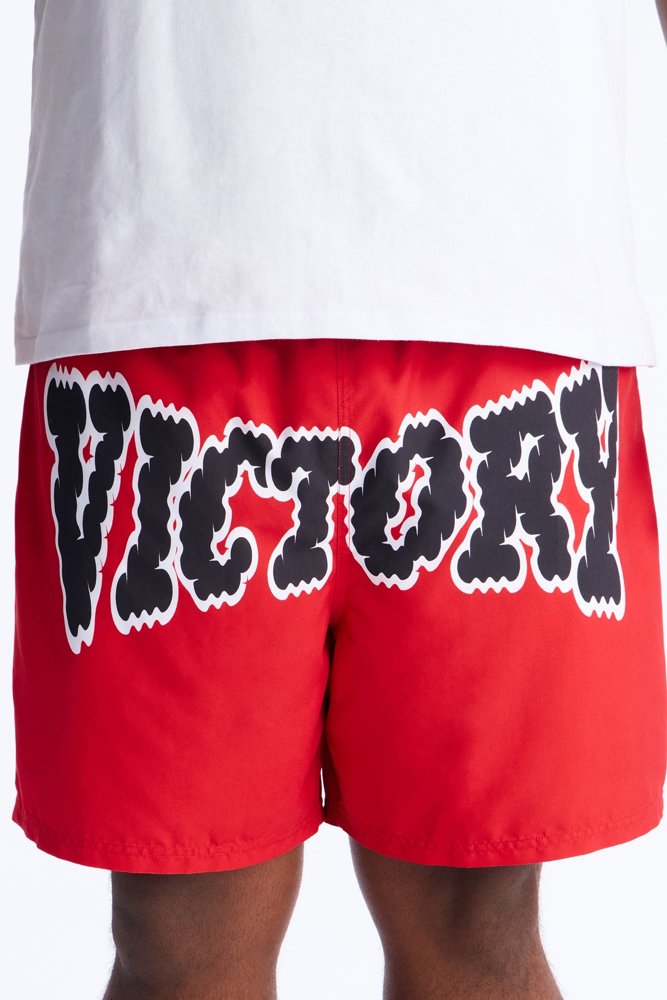Victory Swim Trunk 7″ - Red