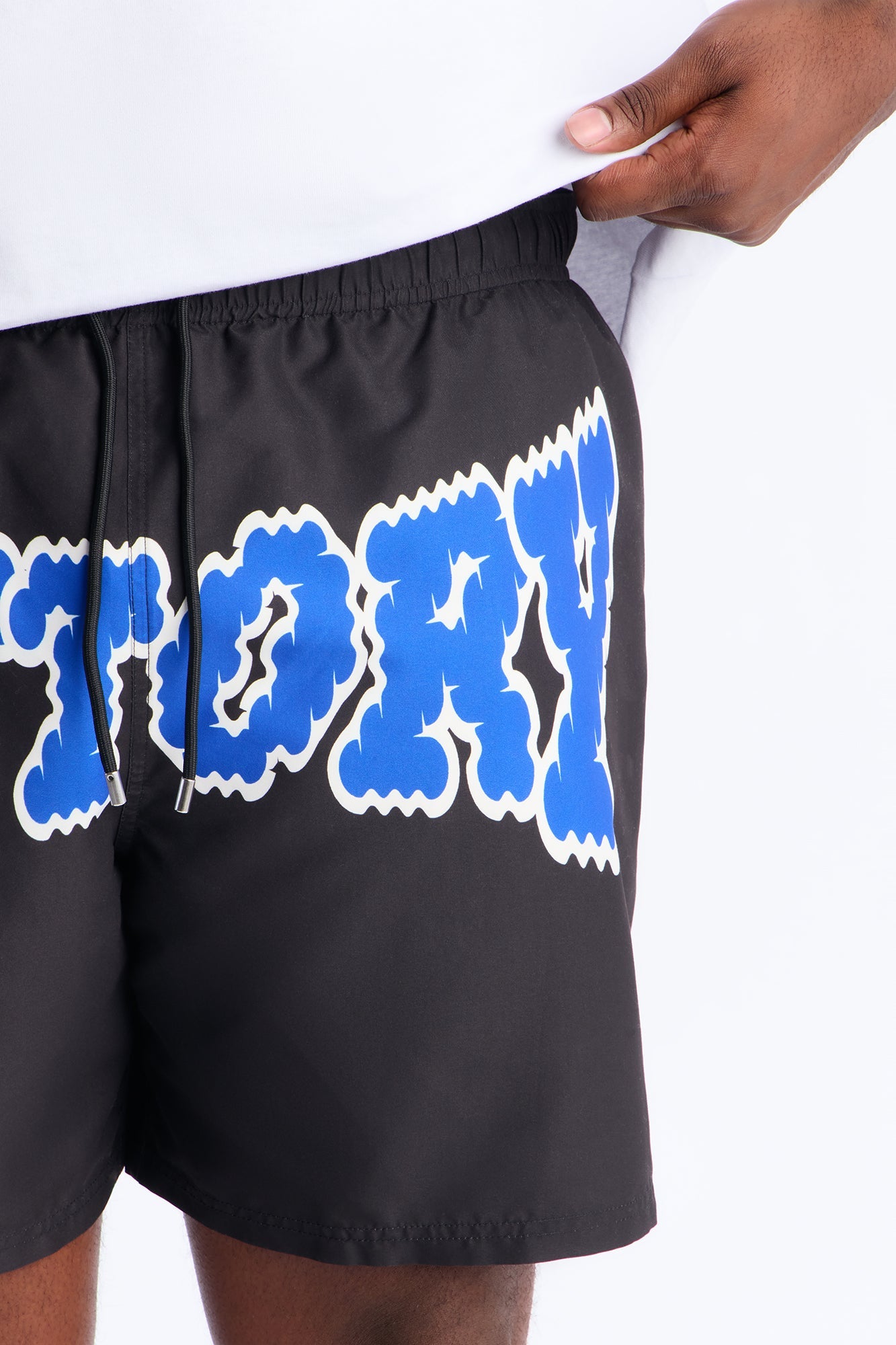 Victory Swim Trunk 7″ - Black/Blue