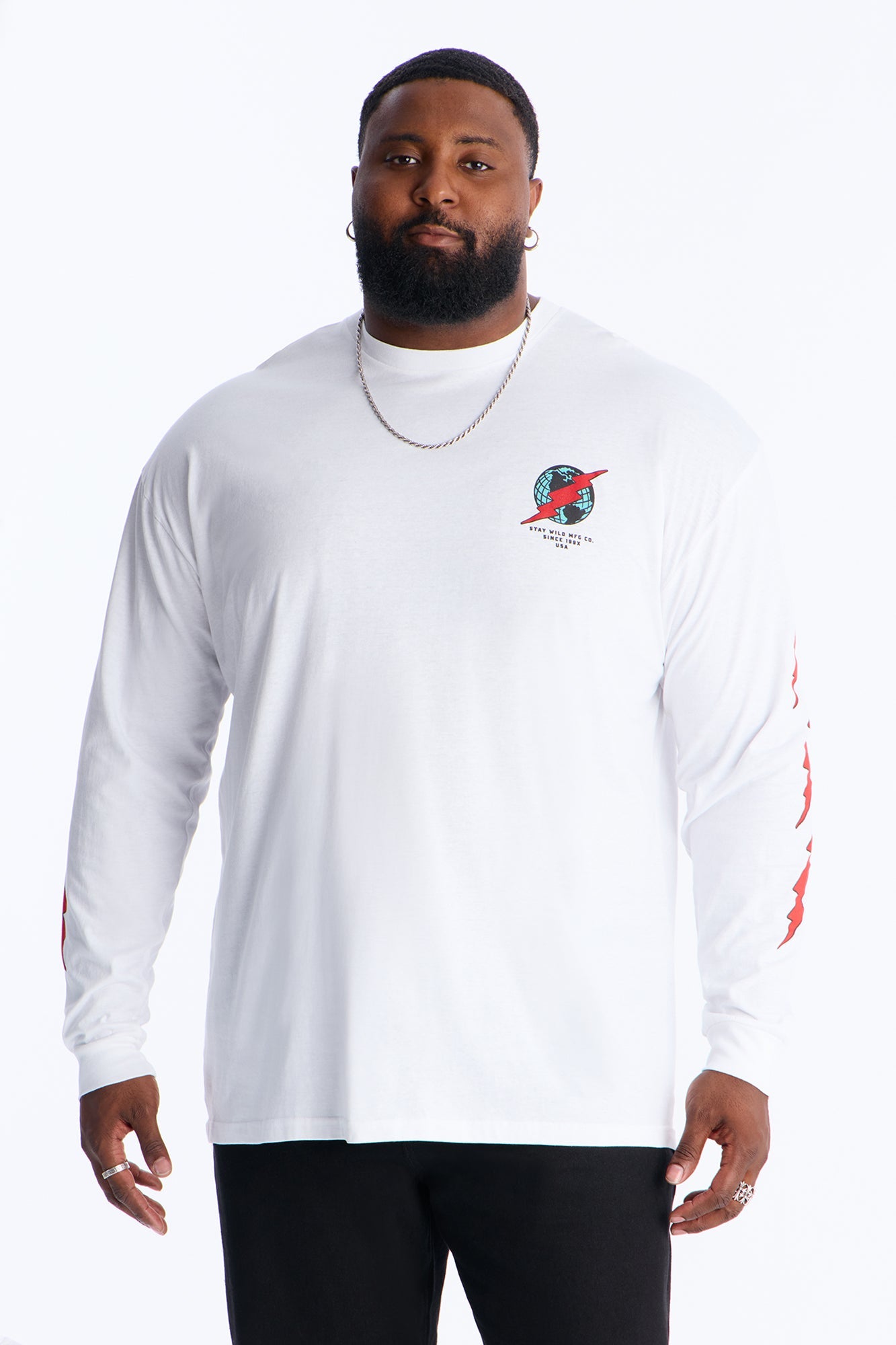 Wild Ones Never Die Long Sleeve Tee - White