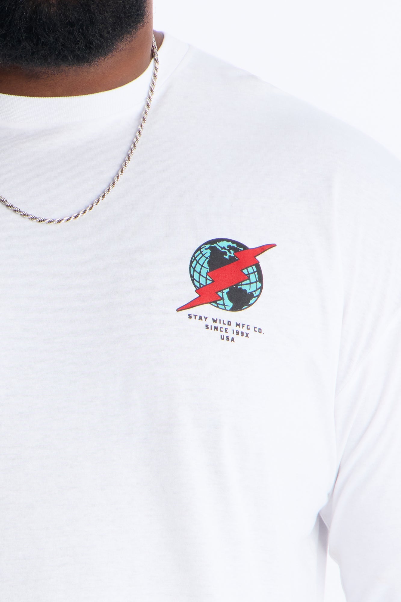 Wild Ones Never Die Long Sleeve Tee - White