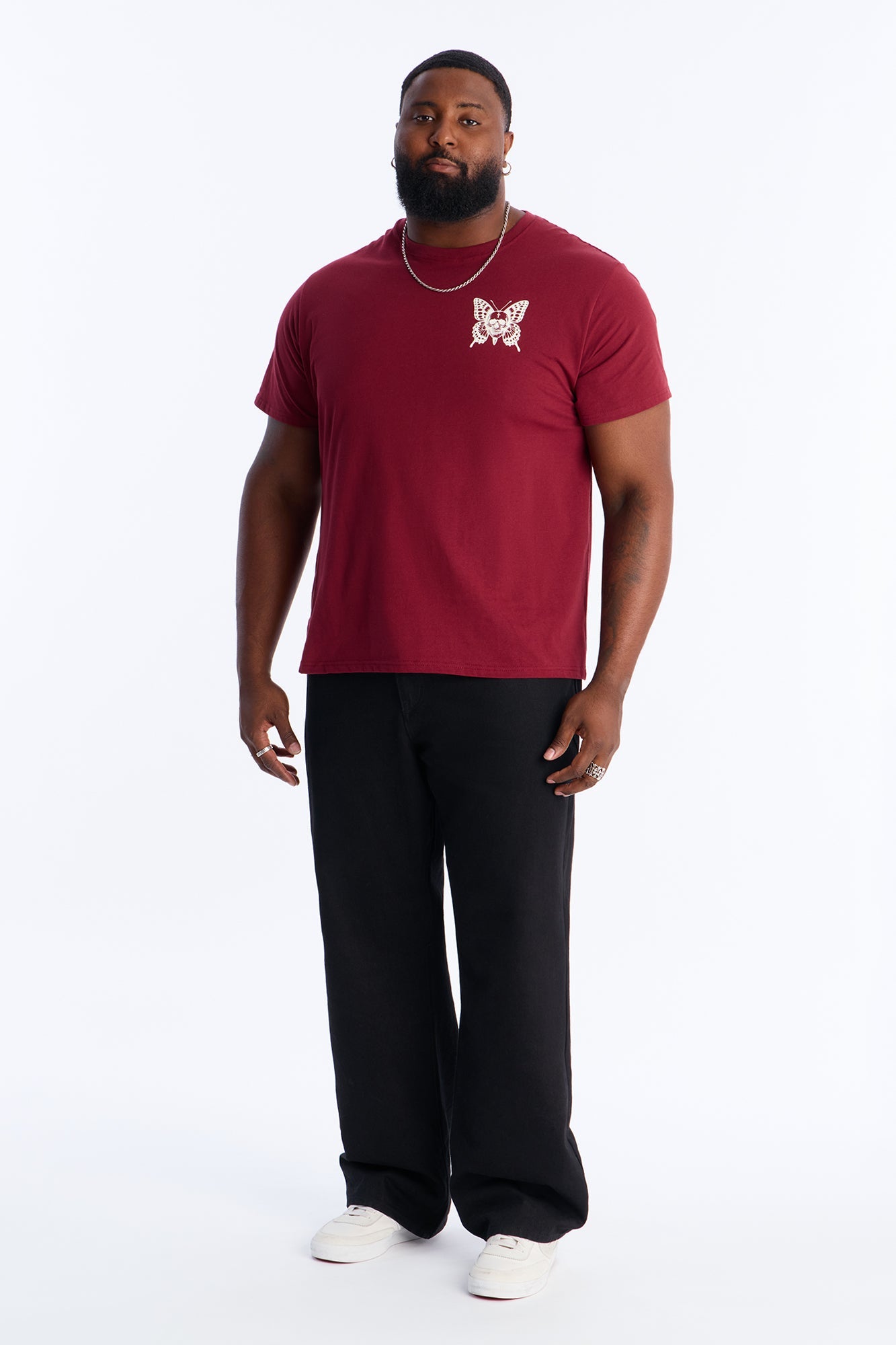 Cease The Day Short Sleeve Tee - Burgundy