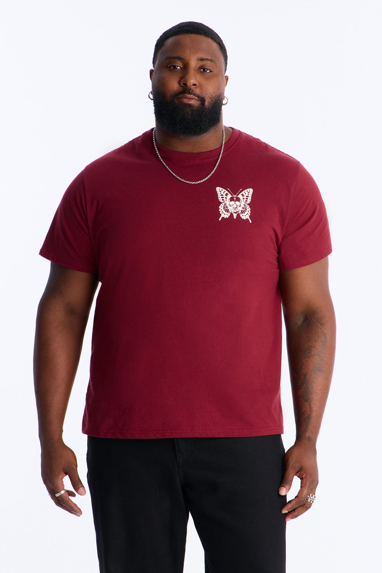 Cease The Day Short Sleeve Tee - Burgundy