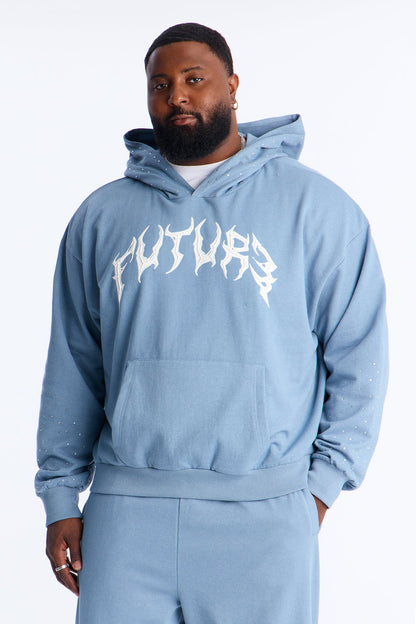 Future Fades Hoodie - Blue