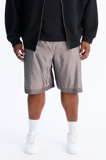 Baggy Arts District Ombre Short - Grey