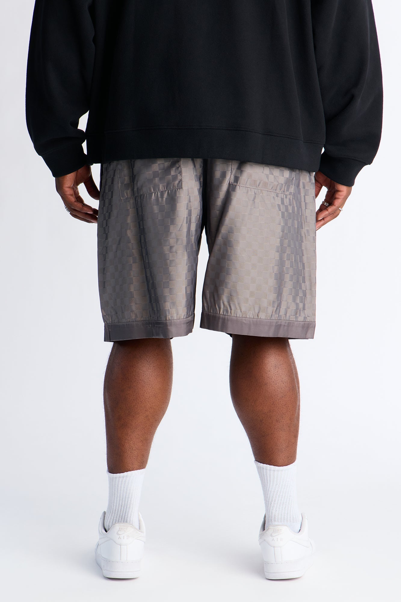 Baggy Arts District Ombre Short - Grey